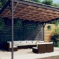 vidaXL 9-tlg. Garten-Lounge-Set mit Kissen Poly Rattan Braun vidaXL 9-tlg. Garten-Lounge-Set mit Kissen Poly Rattan Braun
