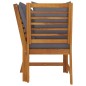 Modular-Sofa-Eckteil mit Dunkelgrauen Kissen Massivholz Akazie Modular-Sofa-Eckteil mit Dunkelgrauen Kissen Massivholz Akazie