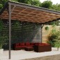 vidaXL 9-tlg. Garten-Lounge-Set mit Kissen Poly Rattan Braun vidaXL 9-tlg. Garten-Lounge-Set mit Kissen Poly Rattan Braun