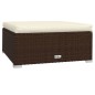 vidaXL 11-tlg. Garten-Lounge-Set mit Kissen Poly Rattan Braun vidaXL 11-tlg. Garten-Lounge-Set mit Kissen Poly Rattan Braun