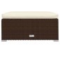 vidaXL 11-tlg. Garten-Lounge-Set mit Kissen Poly Rattan Braun vidaXL 11-tlg. Garten-Lounge-Set mit Kissen Poly Rattan Braun