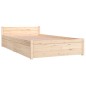 vidaXL Bett mit Schubladen 90x190 cm vidaXL Bett mit Schubladen 90x190 cm