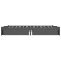 vidaXL Bett mit Schubladen Grau 150x200 cm vidaXL Bett mit Schubladen Grau 150x200 cm