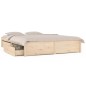 vidaXL Bett mit Schubladen 150x200 cm vidaXL Bett mit Schubladen 150x200 cm