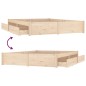 vidaXL Bett mit Schubladen 150x200 cm vidaXL Bett mit Schubladen 150x200 cm