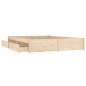 vidaXL Bett mit Schubladen 150x200 cm vidaXL Bett mit Schubladen 150x200 cm