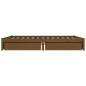 vidaXL Bett mit Schubladen Honigbraun 140x190 cm vidaXL Bett mit Schubladen Honigbraun 140x190 cm