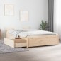 vidaXL Bett mit Schubladen 90x200 cm vidaXL Bett mit Schubladen 90x200 cm