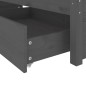 vidaXL Bett mit Schubladen Grau 140x200 cm vidaXL Bett mit Schubladen Grau 140x200 cm