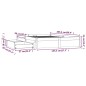 vidaXL Bett mit Schubladen Grau 140x200 cm vidaXL Bett mit Schubladen Grau 140x200 cm