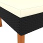 Ecksofas 2 Stk. Poly Rattan und Eukalyptus Massivholz Ecksofas 2 Stk. Poly Rattan und Eukalyptus Massivholz