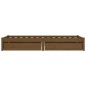 vidaXL Bett mit Schubladen Honigbraun 90x200 cm vidaXL Bett mit Schubladen Honigbraun 90x200 cm