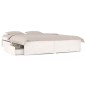 vidaXL Bett mit Schubladen Weiß 135x190 cm vidaXL Bett mit Schubladen Weiß 135x190 cm