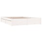 vidaXL Bett mit Schubladen Weiß 135x190 cm vidaXL Bett mit Schubladen Weiß 135x190 cm