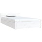 vidaXL Bett mit Schubladen Weiß 90x190 cm vidaXL Bett mit Schubladen Weiß 90x190 cm