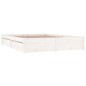 vidaXL Bett mit mit Schubladen Weiß 140x190 cm vidaXL Bett mit mit Schubladen Weiß 140x190 cm
