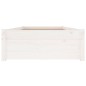 vidaXL Bett mit Schubladen Weiß 90x200 cm vidaXL Bett mit Schubladen Weiß 90x200 cm