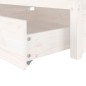vidaXL Bett mit Schubladen Weiß 90x190 cm vidaXL Bett mit Schubladen Weiß 90x190 cm