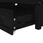 vidaXL Bett mit Schubladen Schwarz 90x190 cm vidaXL Bett mit Schubladen Schwarz 90x190 cm