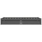 vidaXL Bett mit Schubladen Grau 90x200 cm vidaXL Bett mit Schubladen Grau 90x200 cm