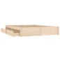vidaXL Bett mit Schubladen 135x190 cm vidaXL Bett mit Schubladen 135x190 cm