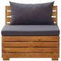 vidaXL 2-Sitzer-Gartensofa mit Kissen Massivholz Akazie vidaXL 2-Sitzer-Gartensofa mit Kissen Massivholz Akazie