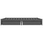 vidaXL Bett mit Schubladen Grau 120x200 cm vidaXL Bett mit Schubladen Grau 120x200 cm