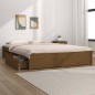 vidaXL Bett mit Schubladen Honigbraun 120x200 cm vidaXL Bett mit Schubladen Honigbraun 120x200 cm