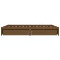 vidaXL Bett mit Schubladen Honigbraun 120x200 cm vidaXL Bett mit Schubladen Honigbraun 120x200 cm