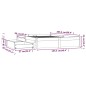 vidaXL Bett mit Schubladen Honigbraun 120x200 cm vidaXL Bett mit Schubladen Honigbraun 120x200 cm