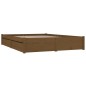 vidaXL Bett mit Schubladen Honigbraun 200x200 cm vidaXL Bett mit Schubladen Honigbraun 200x200 cm