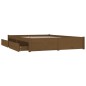 vidaXL Bett mit Schubladen Honigbraun 180x200 cm vidaXL Bett mit Schubladen Honigbraun 180x200 cm