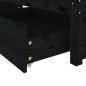 vidaXL Bett mit Schubladen Schwarz 200x200 cm vidaXL Bett mit Schubladen Schwarz 200x200 cm