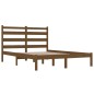 vidaXL Massivholzbett Honigbraun Kiefer 135x190 cm vidaXL Massivholzbett Honigbraun Kiefer 135x190 cm