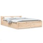 vidaXL Bett mit Schubladen 140x200 cm vidaXL Bett mit Schubladen 140x200 cm