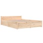vidaXL Bett mit Schubladen 140x200 cm vidaXL Bett mit Schubladen 140x200 cm