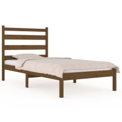vidaXL Massivholzbett Honigbraun Kiefer 75x190 cm
