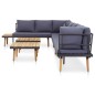 vidaXL Garten-Lounge-Set 8-Sitzer mit Kissen Massivholz Akazie vidaXL Garten-Lounge-Set 8-Sitzer mit Kissen Massivholz Akazie