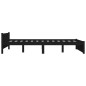 vidaXL Bett mit Schubladen Schwarz 120x190 cm vidaXL Bett mit Schubladen Schwarz 120x190 cm