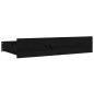 vidaXL Bett mit Schubladen Schwarz 120x190 cm vidaXL Bett mit Schubladen Schwarz 120x190 cm