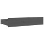 vidaXL Bett mit Schubladen Grau 140x190 cm vidaXL Bett mit Schubladen Grau 140x190 cm