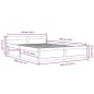 vidaXL Bett mit Schubladen Grau 140x190 cm vidaXL Bett mit Schubladen Grau 140x190 cm