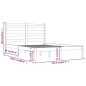vidaXL Massivholzbett Kiefer 150x200 cm vidaXL Massivholzbett Kiefer 150x200 cm