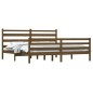 vidaXL Massivholzbett Kiefer 200x200 cm Honigbraun vidaXL Massivholzbett Kiefer 200x200 cm Honigbraun