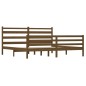 vidaXL Massivholzbett Kiefer 200x200 cm Honigbraun vidaXL Massivholzbett Kiefer 200x200 cm Honigbraun