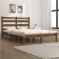 vidaXL Massivholzbett Honigbraun Kiefer 200x200 cm vidaXL Massivholzbett Honigbraun Kiefer 200x200 cm
