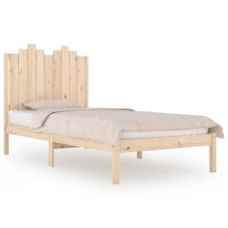 vidaXL Massivholzbett Kiefer 90x200 cm
