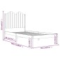 vidaXL Massivholzbett Kiefer 90x200 cm vidaXL Massivholzbett Kiefer 90x200 cm
