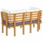 vidaXL 2-Sitzer-Gartensofa mit Kissen Massivholz Akazie vidaXL 2-Sitzer-Gartensofa mit Kissen Massivholz Akazie