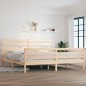 vidaXL Massivholzbett Kiefer 200x200 cm vidaXL Massivholzbett Kiefer 200x200 cm